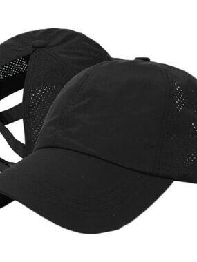 Cross Hat Womens Baseball Cap -Cross Ponytail Hat Baseball Cap